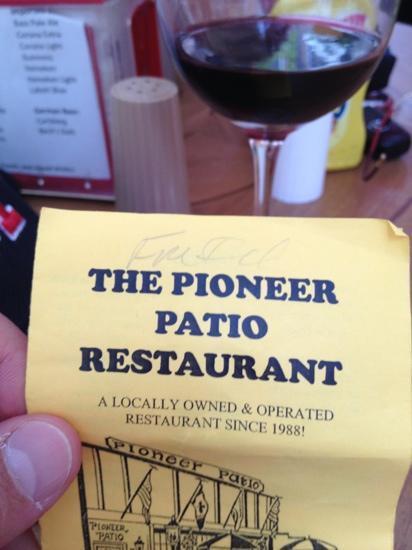 The Pioneer Patio Restaurant