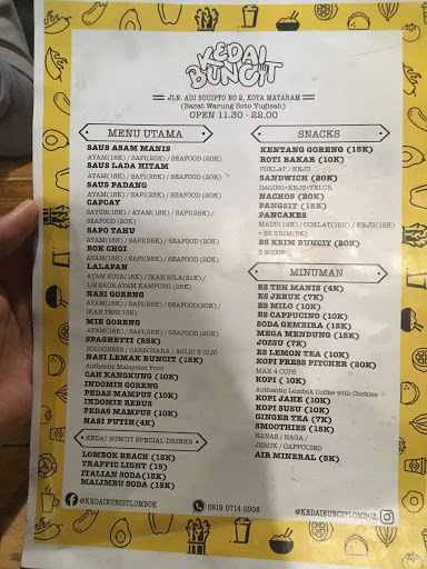 Kedai Buncit Lombok