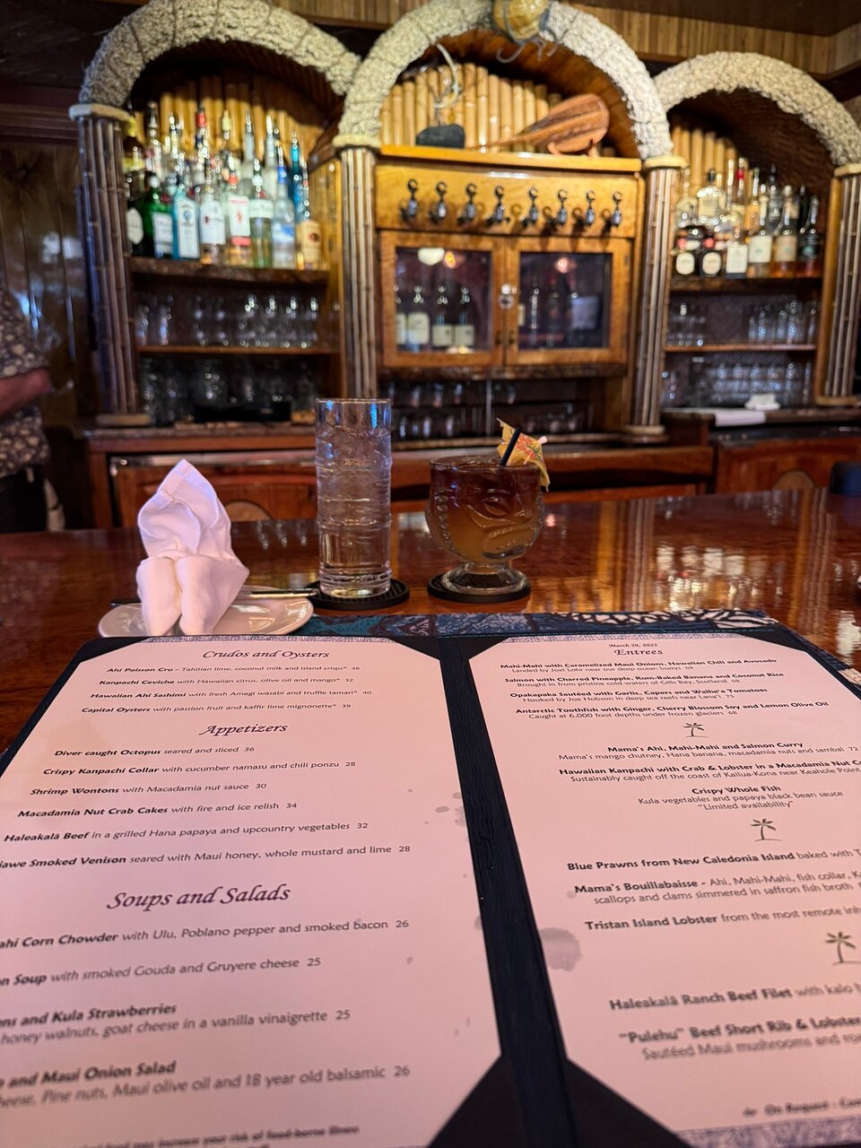 Mama's Fish House menu photo