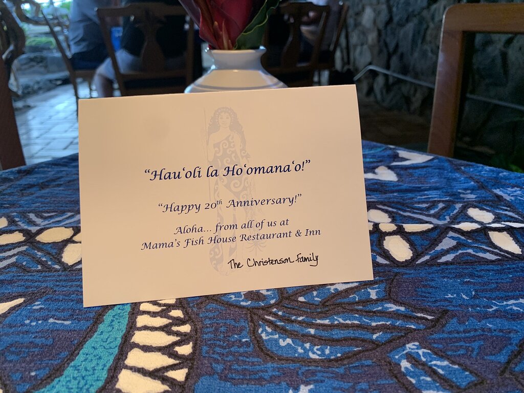 Mama's Fish House menu photo