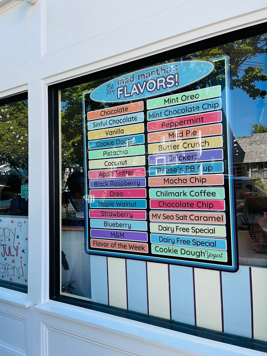 Mad Martha's menu photo
