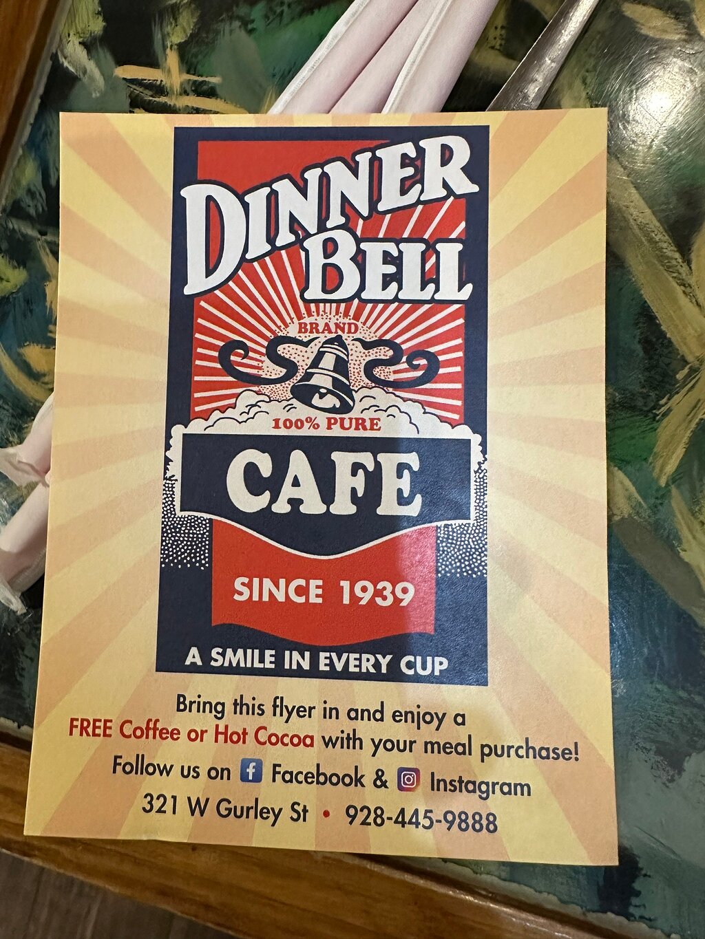 Dinner Bell Cafe menu photo