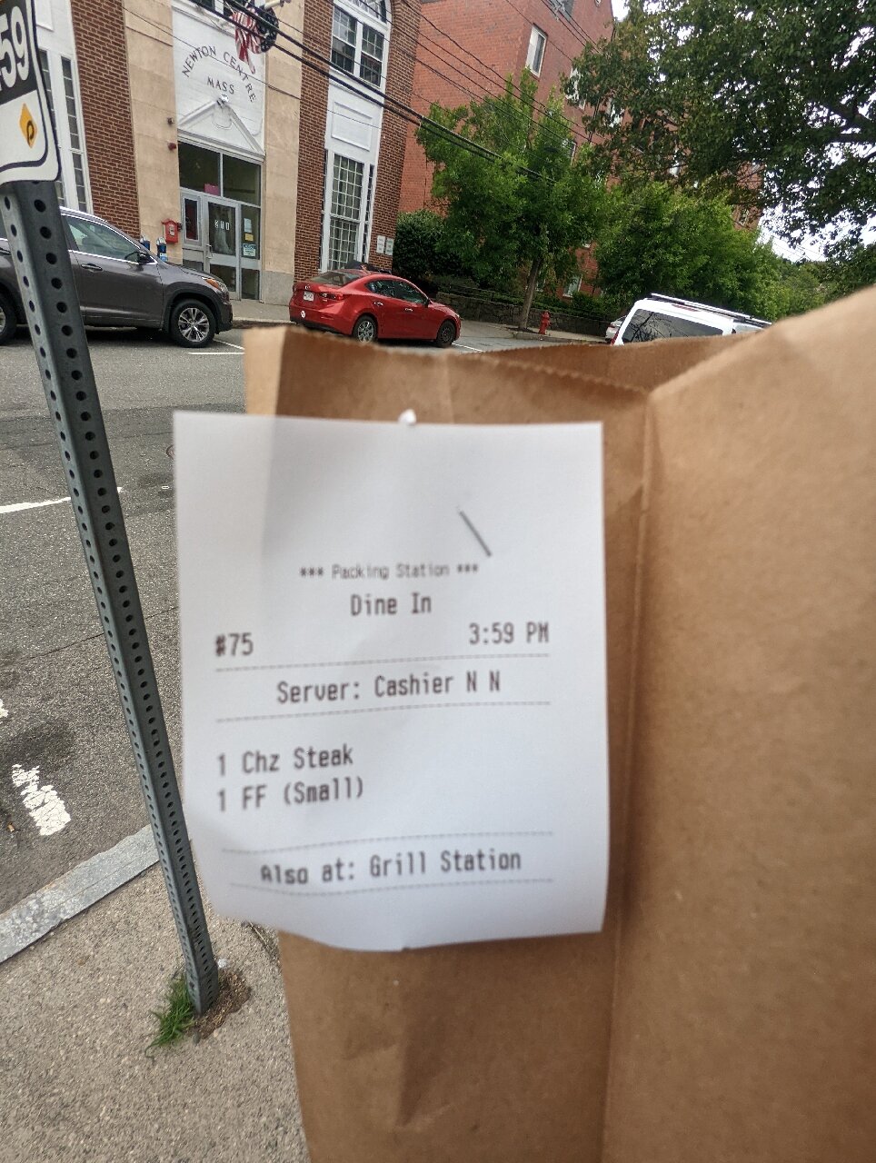 Lee's Burger Place menu photo