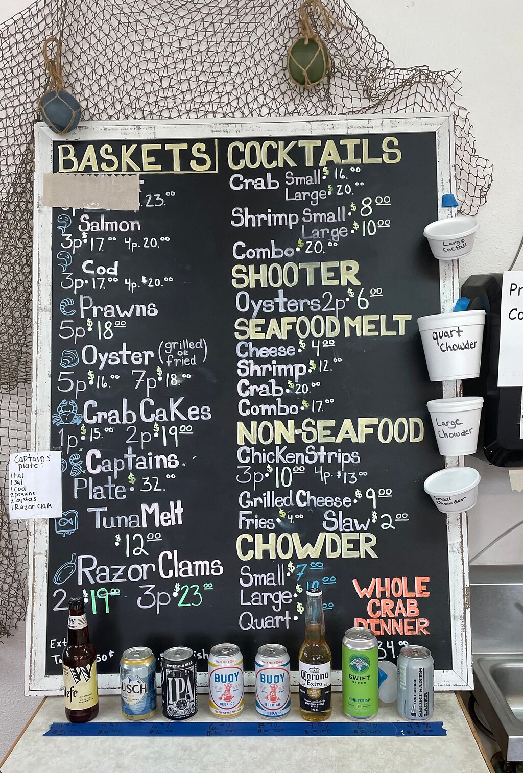 Bell Buoy of Seaside menu photo