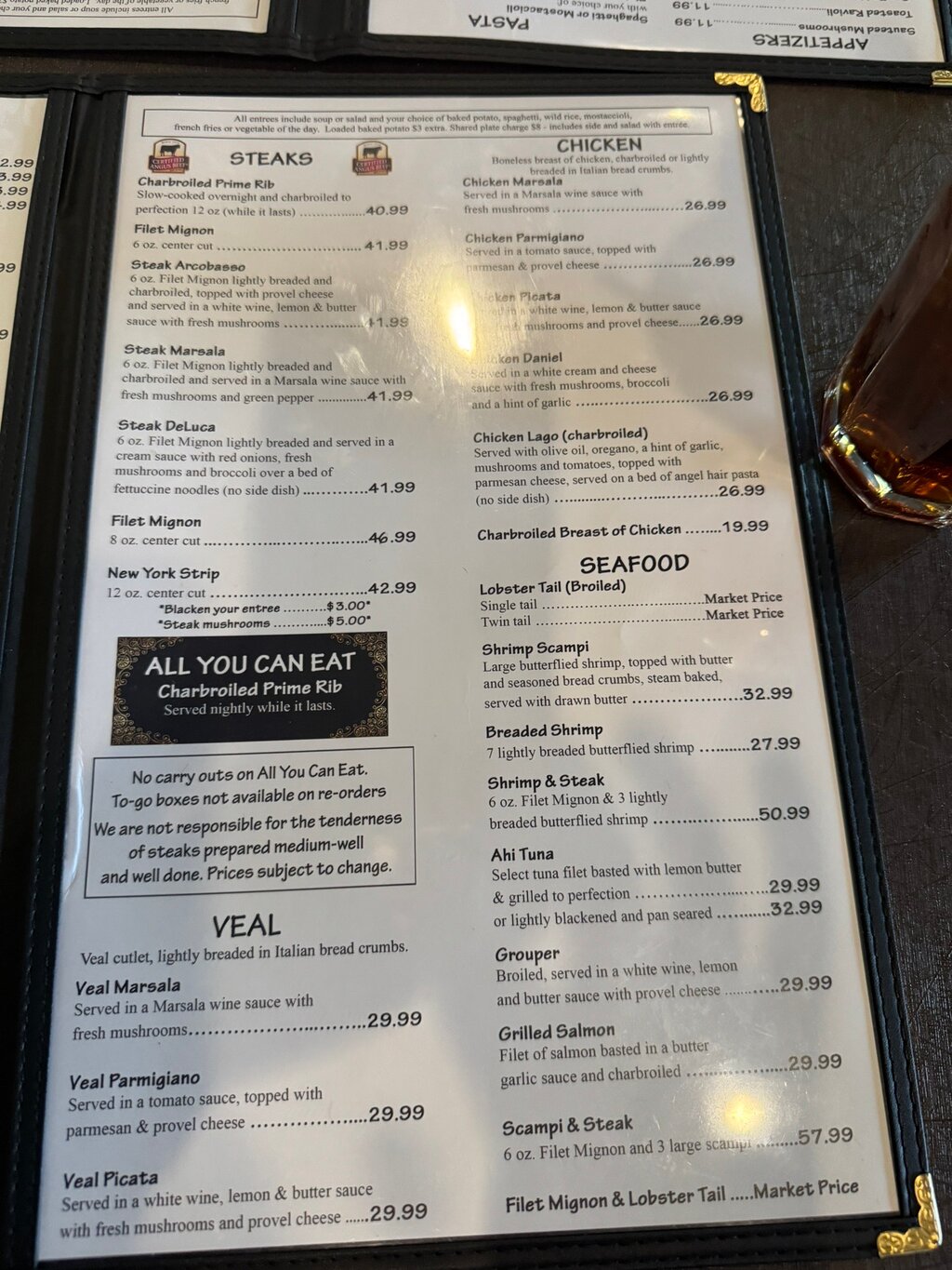 Domenicos Italian Restaurant menu photo
