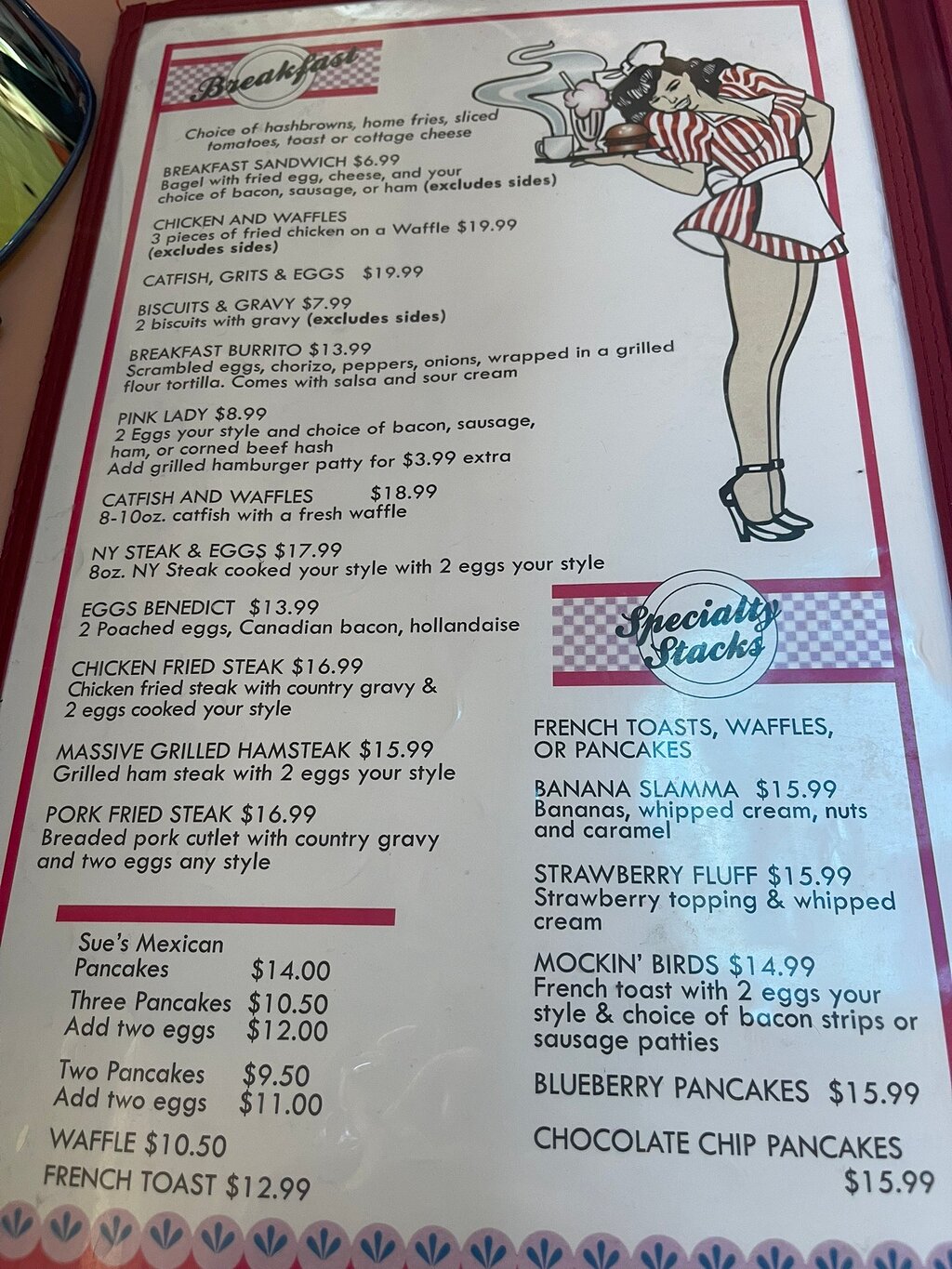 Peggy Sue's 50's Diner menu photo