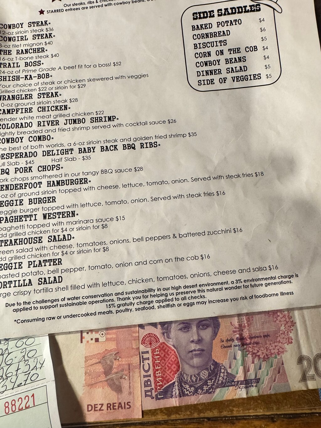 Yippee-ei-o! menu photo