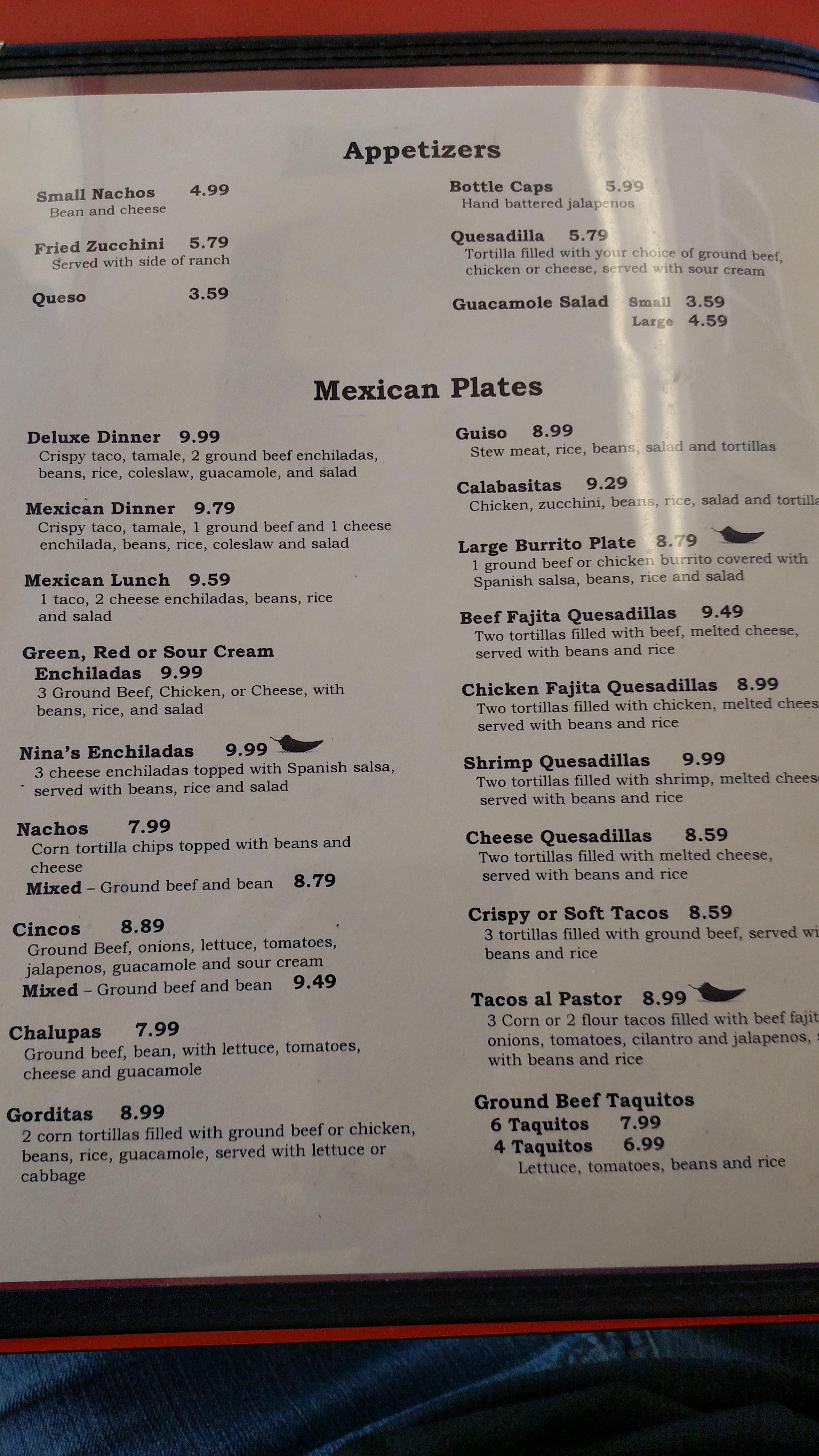 Gonzalez Restaurant menu photo