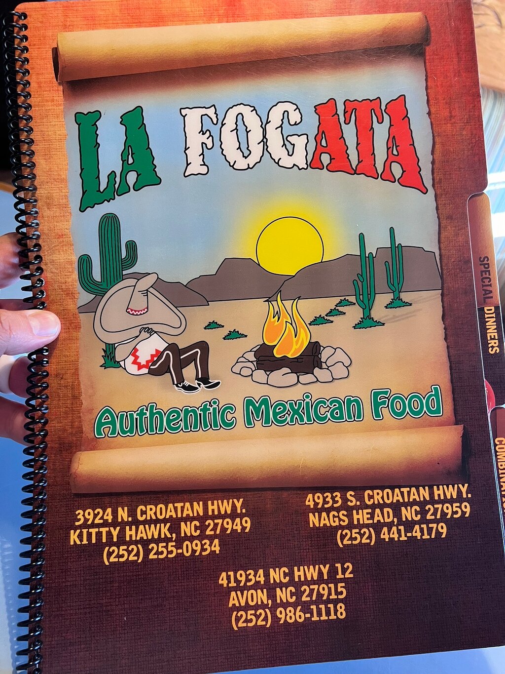 La Fogata Mexican Restaurant nags head NC.