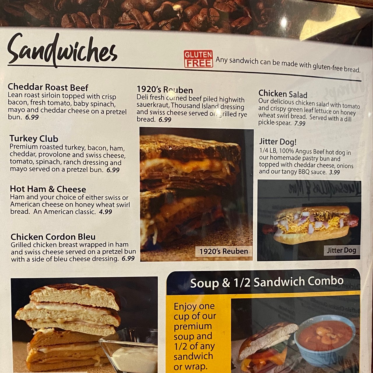 Jitters Coffee House menu photo