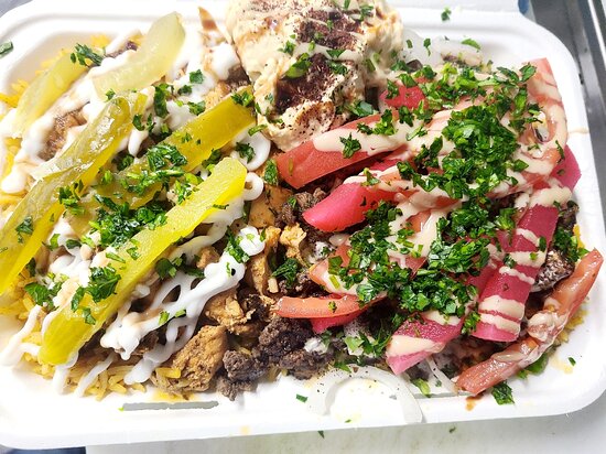 Syrian Table Shawrama And Falafel