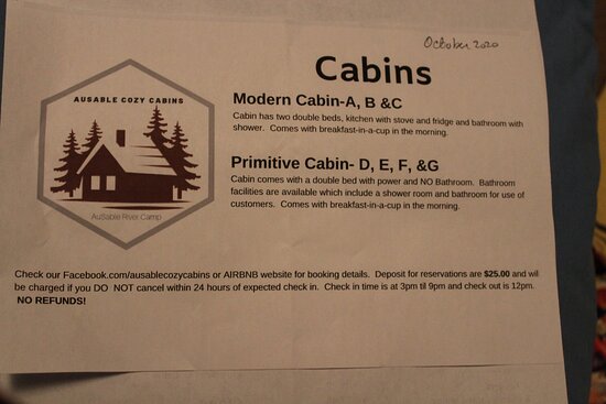 Ausable Cozy Cabins