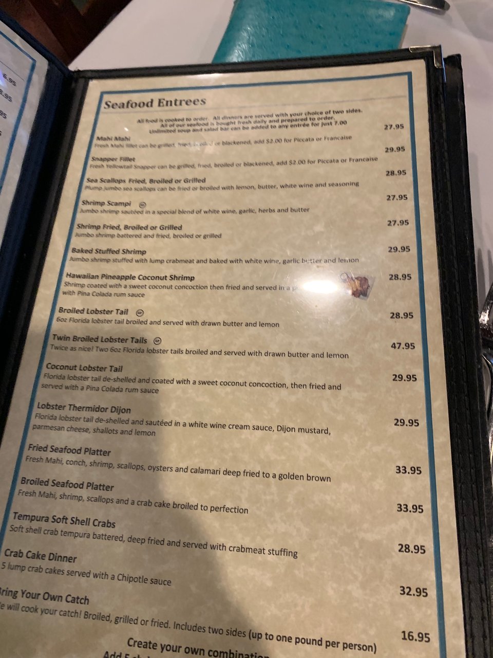 Florida Keys Steak and Lobster House menu photo