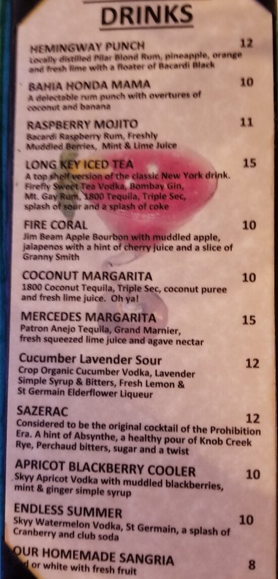 Florida Keys Steak and Lobster House menu photo