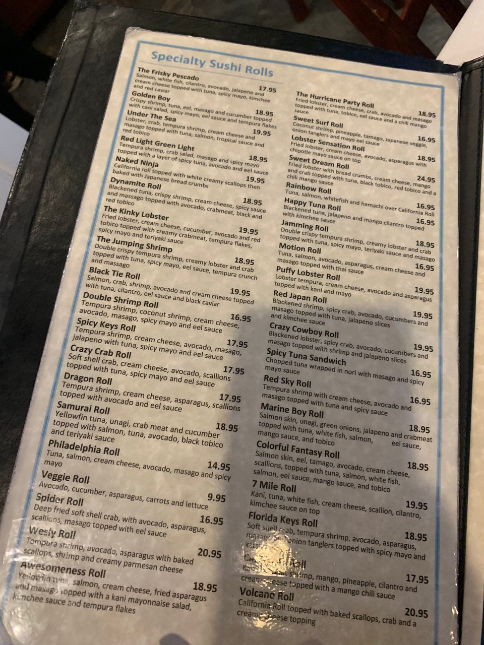 Florida Keys Steak and Lobster House menu photo