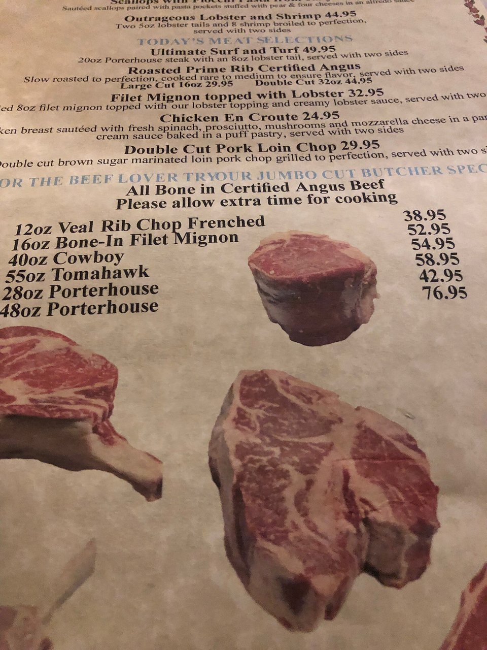 Florida Keys Steak and Lobster House menu photo