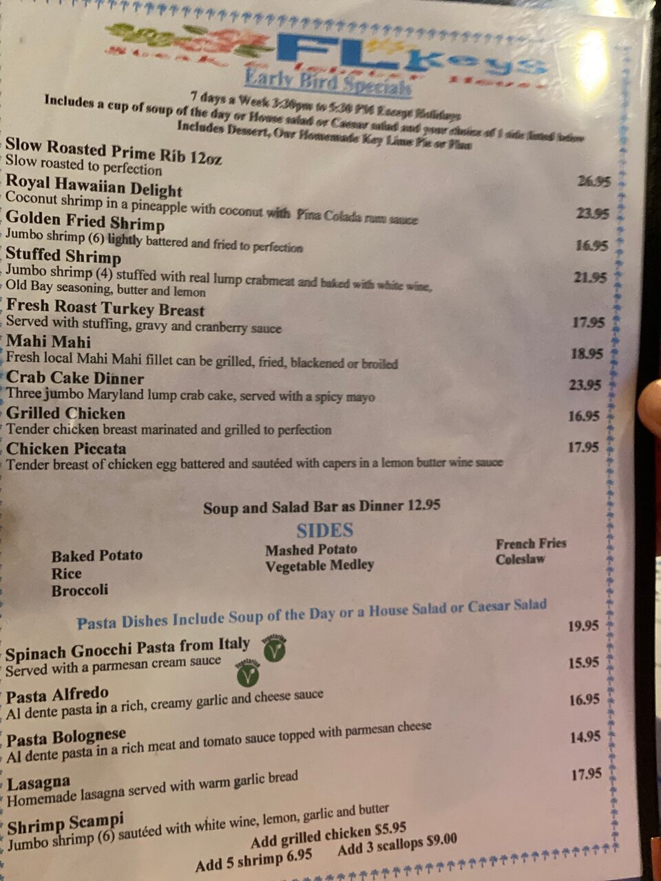 Florida Keys Steak and Lobster House menu photo