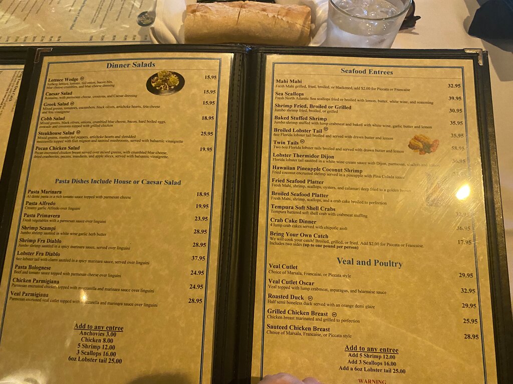 Florida Keys Steak and Lobster House menu photo