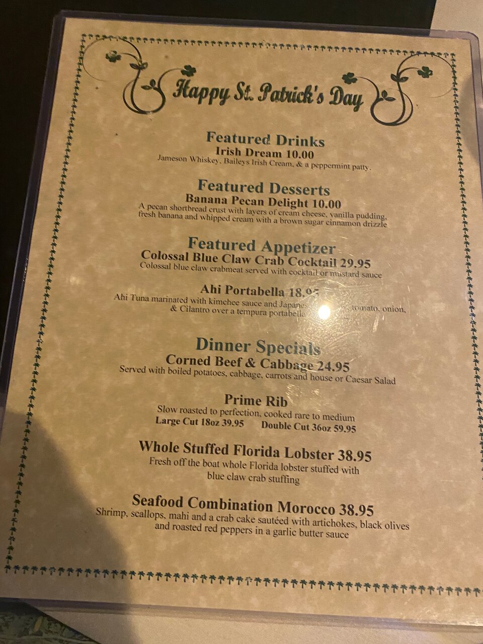 Florida Keys Steak and Lobster House menu photo