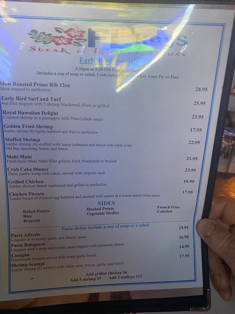 Florida Keys Steak and Lobster House menu photo