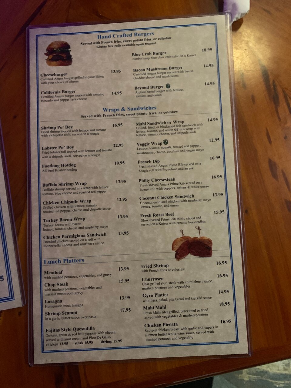 Florida Keys Steak and Lobster House menu photo
