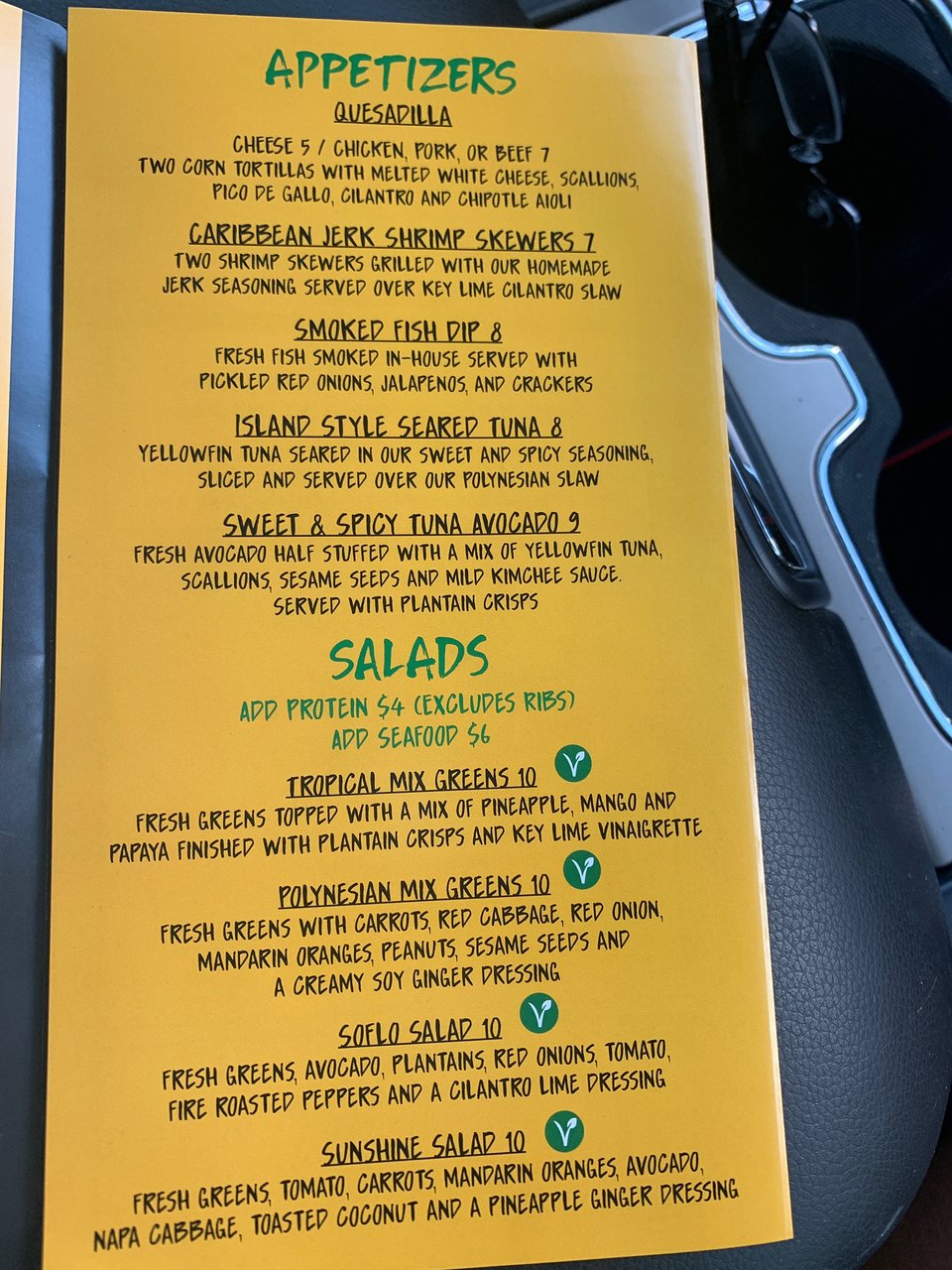 Irie Island Eats menu photo