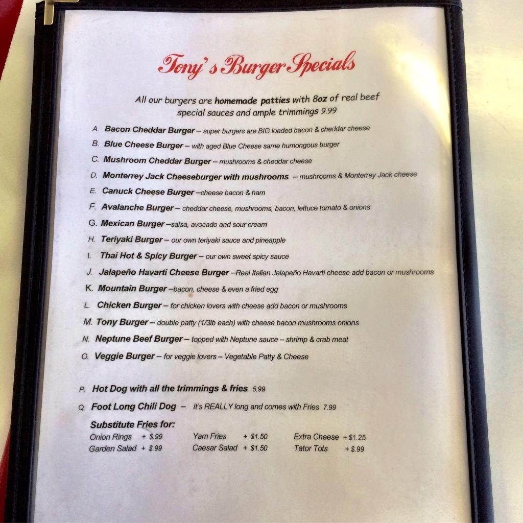 Tony's Place Restaurant