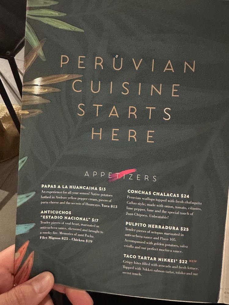 Menu (December 2023)